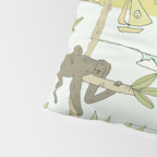 postcard from paradise // costa rica tropical // retro surf art by surfy birdy Pillow Sham Gallery Image 4
