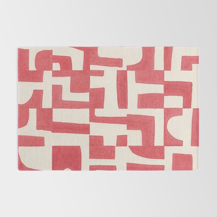 Red Puzzle Rug Gallery Image 2
