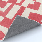 Red Puzzle Rug Gallery Image 4