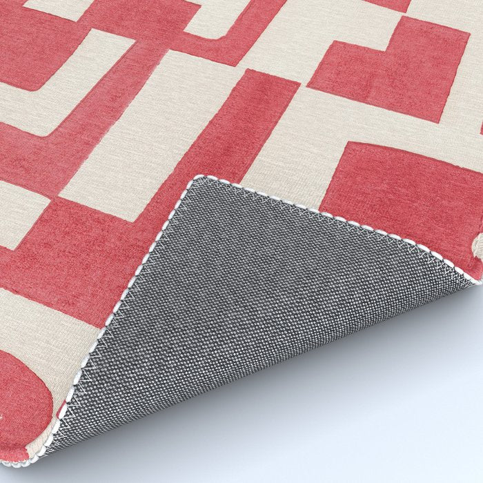 Red Puzzle Rug Gallery Image 4