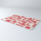 Red Puzzle Rug Gallery Image 3