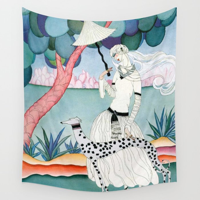 Vintage Magazine Cover - January 1922 - Dalmatian Dog Wall Tapestry Gallery Image 1