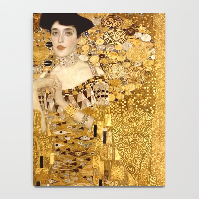 Woman in Gold Portrait by Gustav Klimt Notebook Gallery Image 4