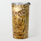 Woman in Gold Portrait by Gustav Klimt Travel Mug Gallery Image 2