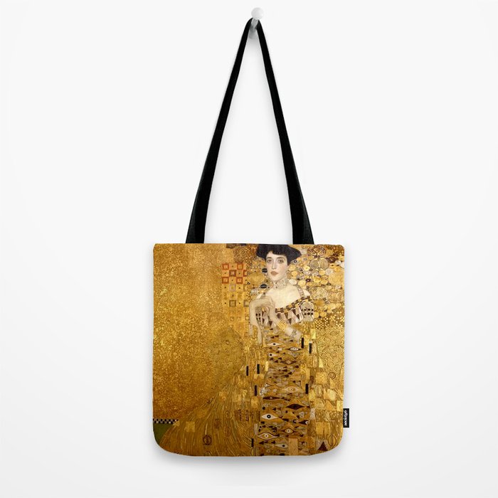 Woman in Gold Portrait by Gustav Klimt Tote Bag Gallery Image 2
