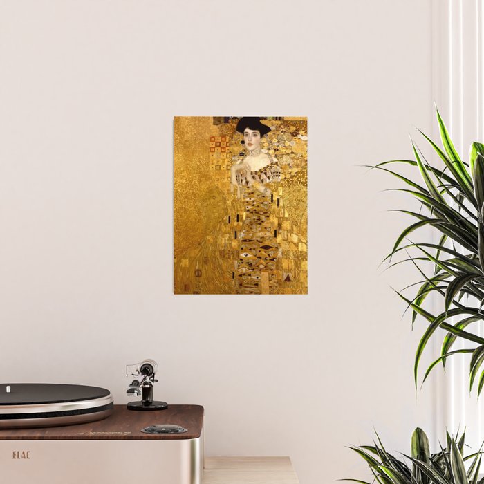 Woman in Gold Portrait by Gustav Klimt Poster Gallery Image 2