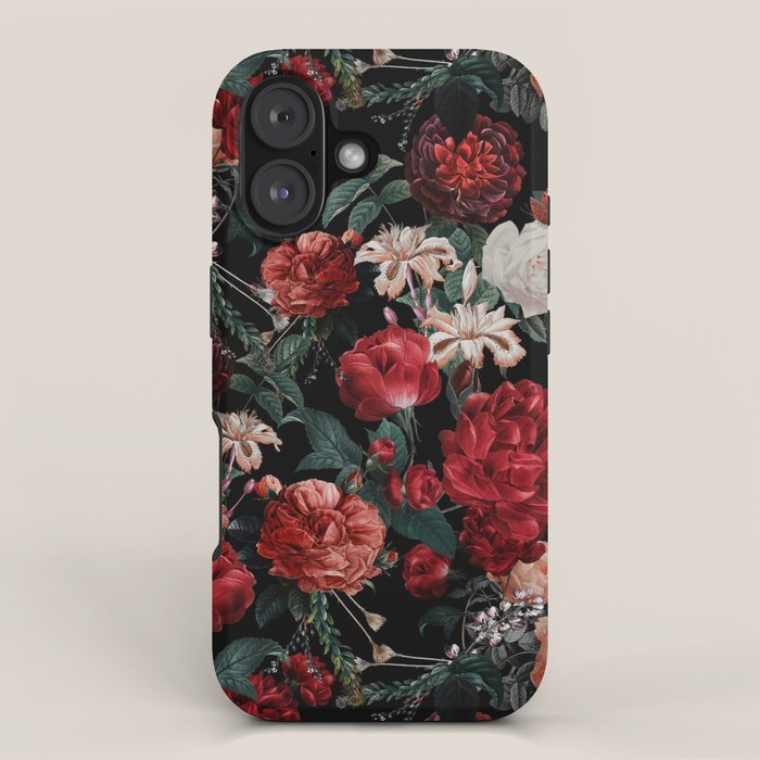 Night Garden Roses iPhone Case Gallery Image 1