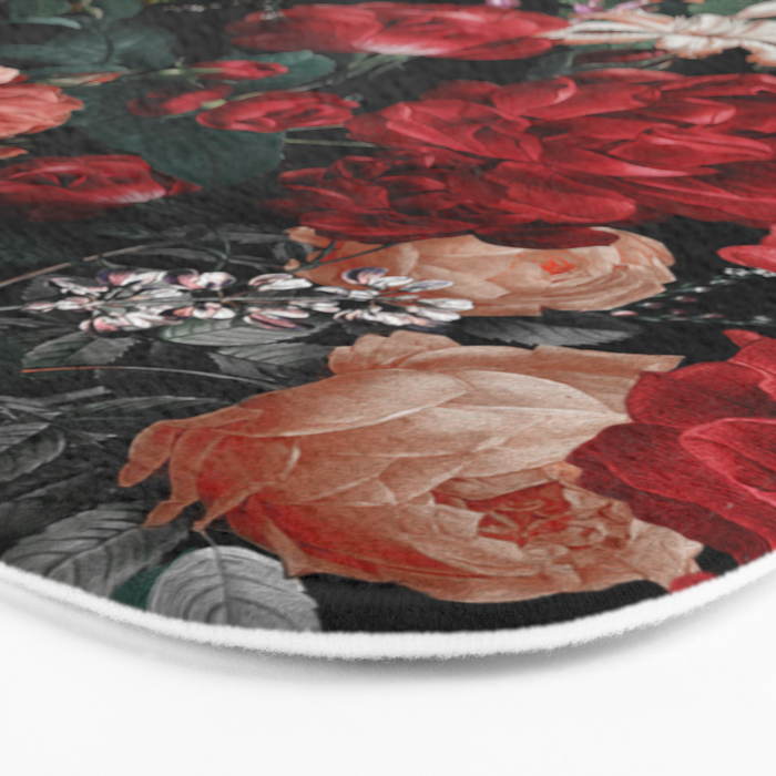 Night Garden Roses Bath Mat Gallery Image 3