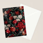 Night Garden Roses Stationery Card Gallery Image 2