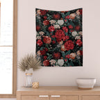 Night Garden Roses Wall Tapestry Gallery Image 2