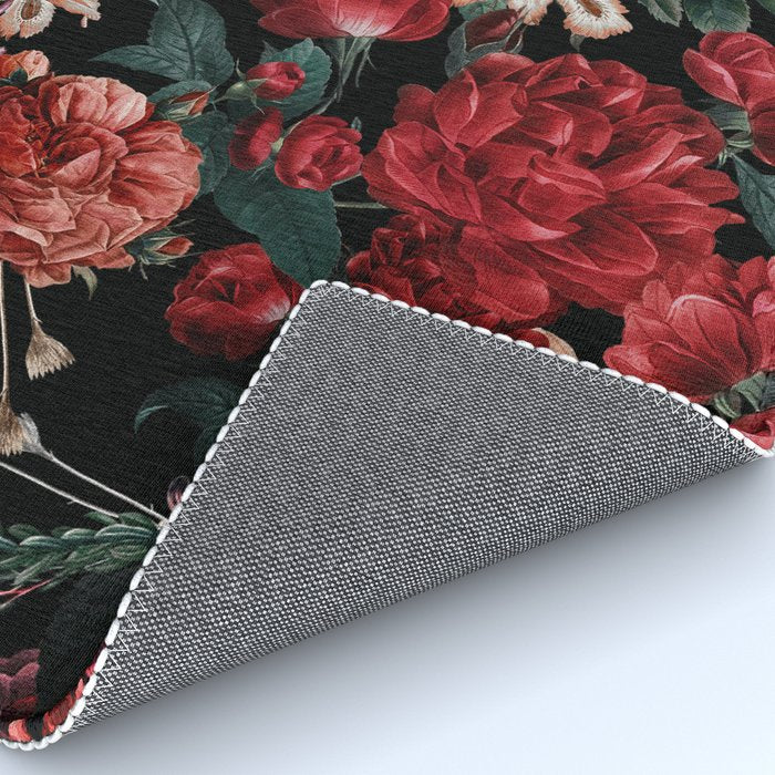 Night Garden Roses Rug Gallery Image 4