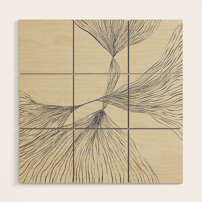 Interaction #2 Wood Wall Art Gallery Image 1