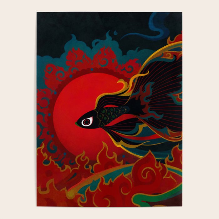 Fire fish Poster Gallery Image 1