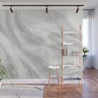 Silk Sensation Subtle White Surface Wall Mural Gallery Image 1