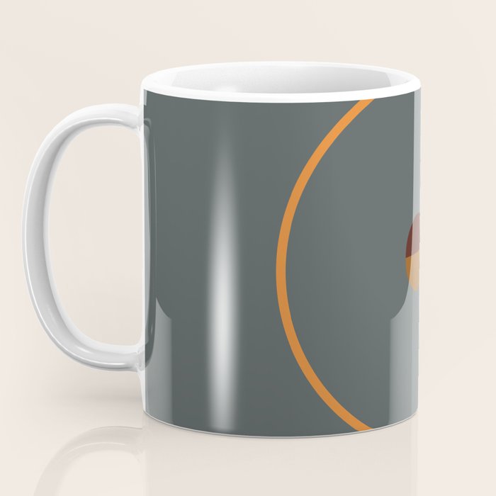catch II anthracite and ocher Coffee Mug Gallery Image 3