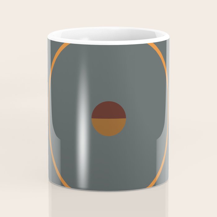 catch II anthracite and ocher Coffee Mug Gallery Image 4