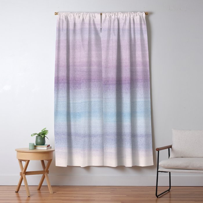 Pastel Watercolor Dream #1 #painting #decor #art #society6 Window Curtain Gallery Image 1