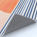 Summer Sunrise Minimal Abstract Landscape Rug Gallery Image 4