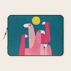 Pink flamingoes Laptop Sleeve Gallery Image 1