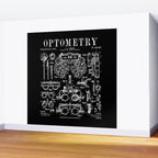 Optometrist Optometry Eye Doctor Tools Vintage Patent Print Wall Mural Gallery Image 2