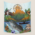 Camping Wall Tapestry Gallery Image 4