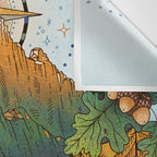 Camping Wall Tapestry Gallery Image 3