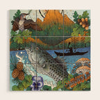 Camping Wood Wall Art Gallery Image 1