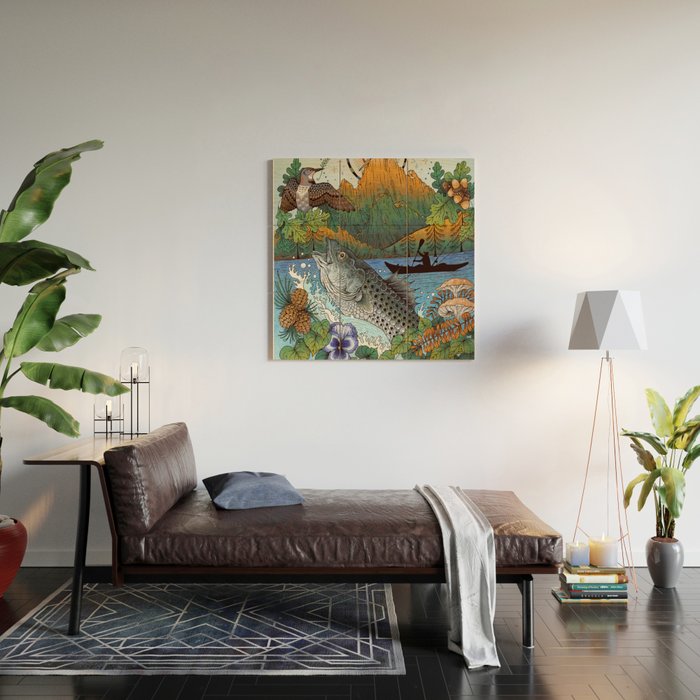 Camping Wood Wall Art Gallery Image 2