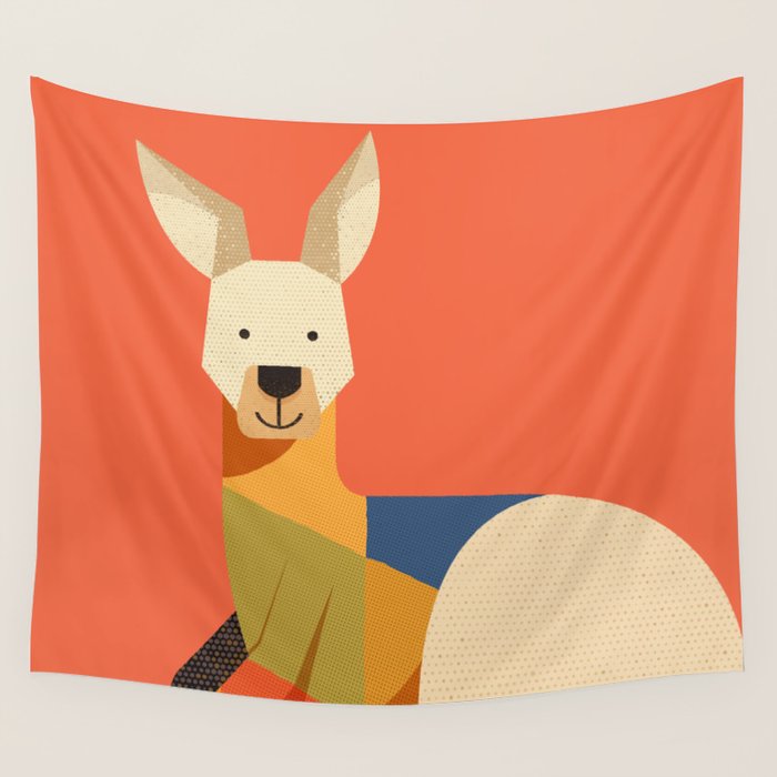 Kangaroo Wall Tapestry Gallery Image 4
