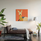 Kangaroo Wood Wall Art Gallery Image 2
