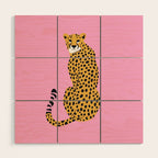 Fierce in Pink  Wood Wall Art Gallery Image 1