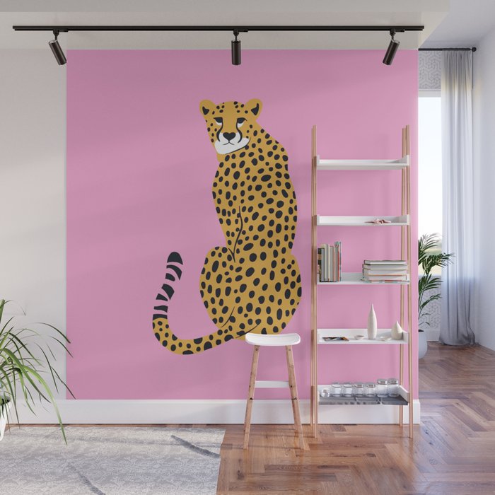 Fierce in Pink  Wall Mural Gallery Image 1
