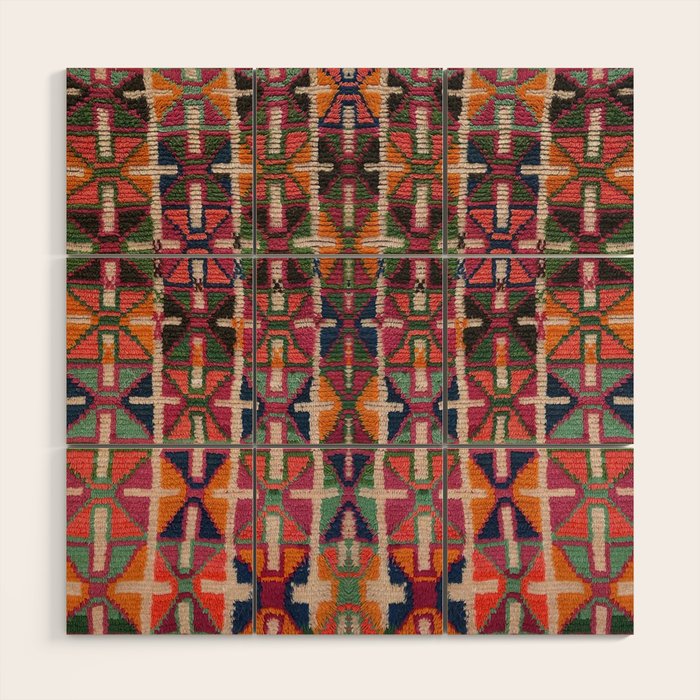 Pattern Artwork Wood Wall Art Gallery Image 1