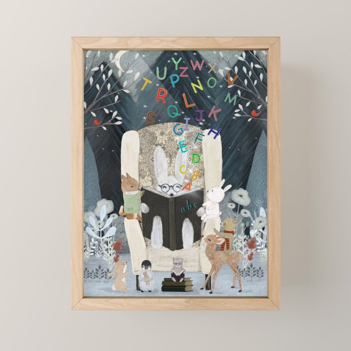 the magical little alphabet book  Mini Art Print Gallery Image 1
