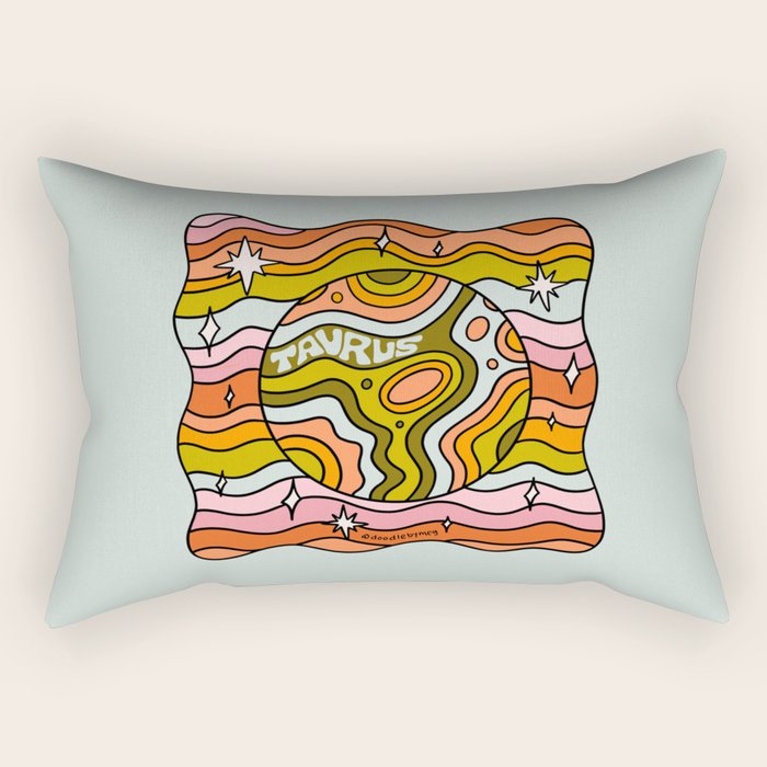 Taurus Planet Rectangular Pillow Gallery Image 1
