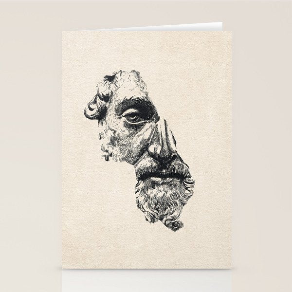 MARCUS AURELIUS ANTONINUS AUGUSTUS / Ink Stationery Card Gallery Image 2