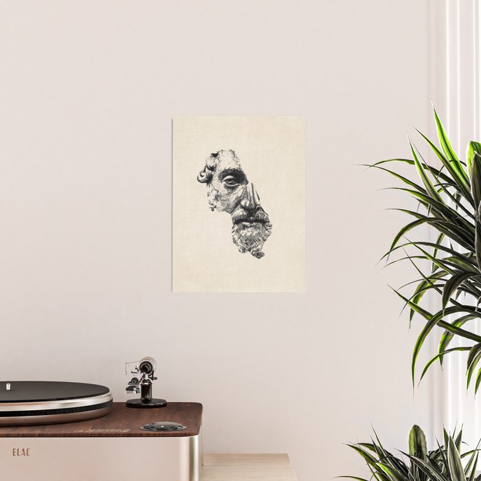 MARCUS AURELIUS ANTONINUS AUGUSTUS / Ink Poster Gallery Image 2