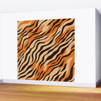 Tiger stripe animal print art pattern Wall Mural Gallery Image 2