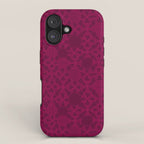 Abstract Minimalism in Raspberry iPhone Case Gallery Image 1