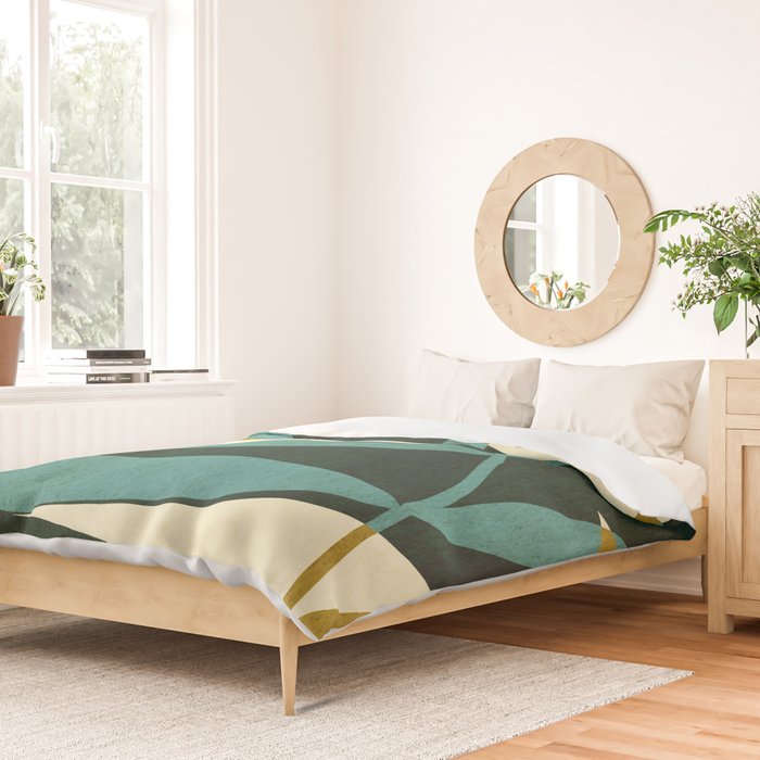 Abstract-botanical 43-2 Duvet Cover Gallery Image 2
