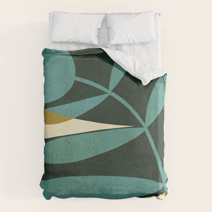 Abstract-botanical 43-2 Duvet Cover Gallery Image 6