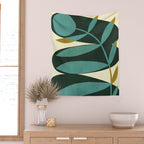 Abstract-botanical 43-2 Wall Tapestry Gallery Image 2