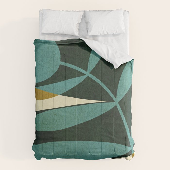 Abstract-botanical 43-2 Comforter Gallery Image 1