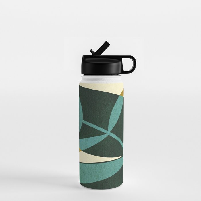 Abstract-botanical 43-2 Water Bottle Gallery Image 1