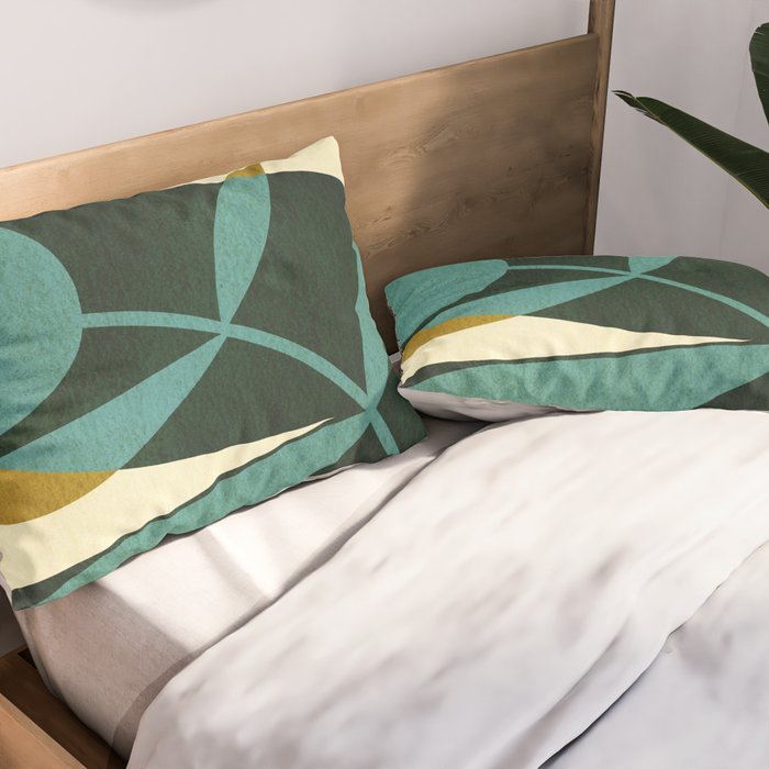 Abstract-botanical 43-2 Pillow Sham Gallery Image 2