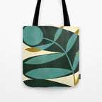 Abstract-botanical 43-2 Tote Bag Gallery Image 1