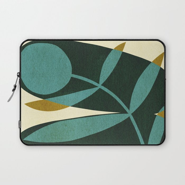 Abstract-botanical 43-2 Laptop Sleeve Gallery Image 1