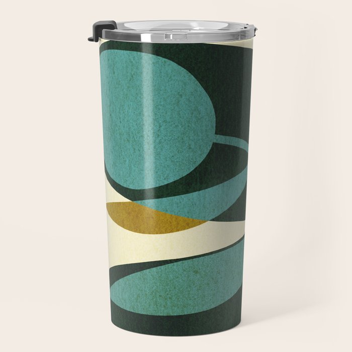 Abstract-botanical 43-2 Travel Mug Gallery Image 3