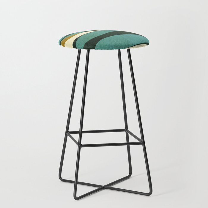 Abstract-botanical 43-2 Stool Gallery Image 1
