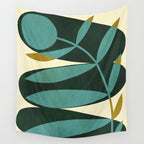 Abstract-botanical 43-2 Wall Tapestry Gallery Image 4